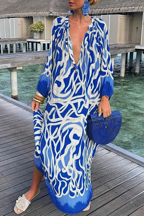 Zora | Printed Maxi Dress