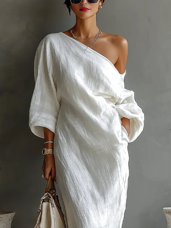 Maëlle | Balloon Sleeve Maxi Dress