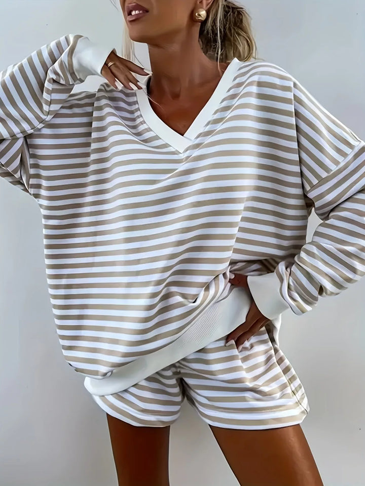 Laura | Striped Lounge Set