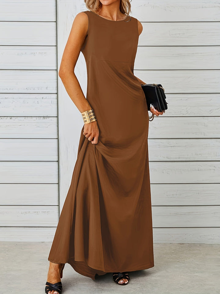 Aveline | Sleeveless Flow Maxi Dress