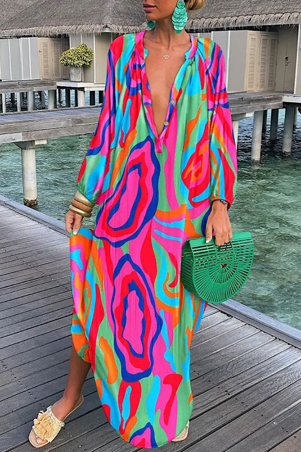 Zora | Printed Maxi Dress