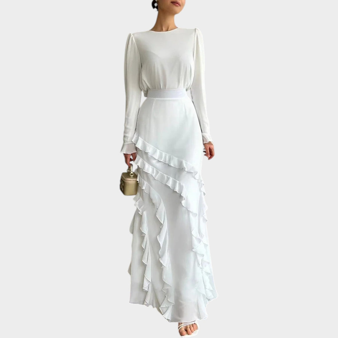 Évoleine | Ruffle Maxi Gown