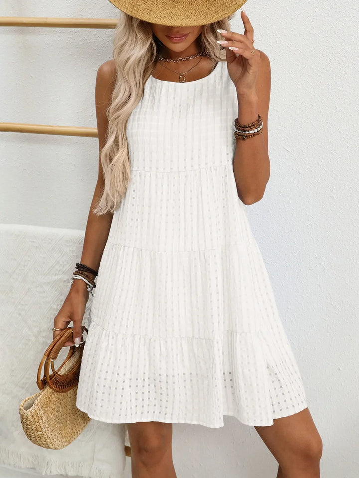 Nolène | Plaid Sleeveless Mini Dress