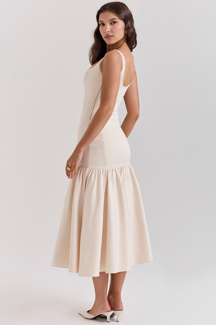 Danielle | Square Neck Midi Dress