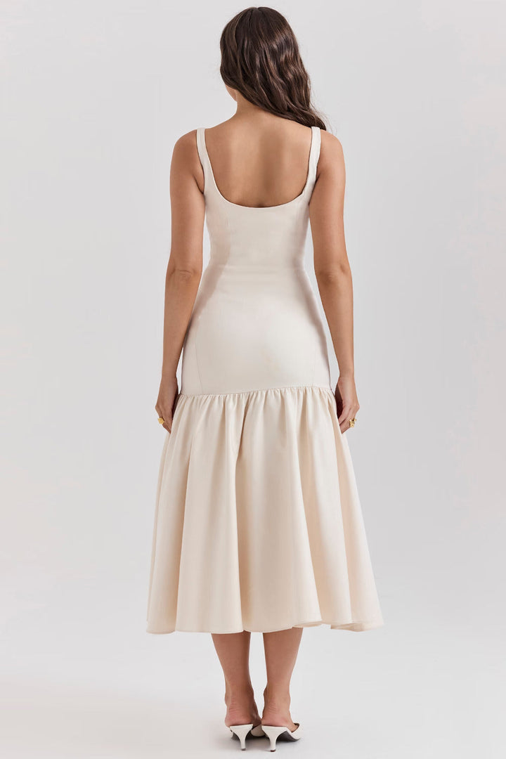 Danielle | Square Neck Midi Dress
