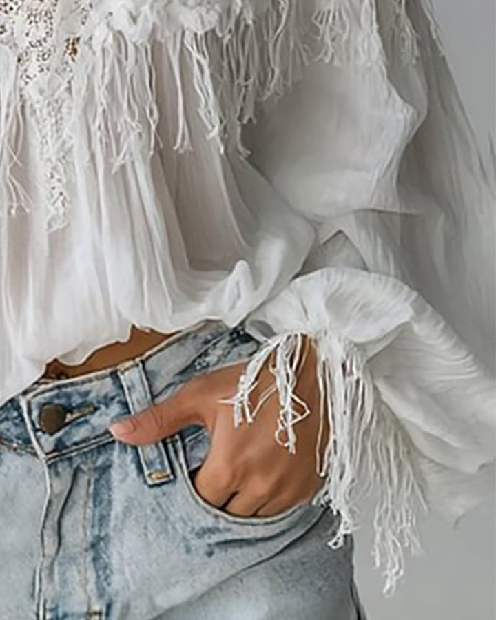 Hailey | Off-Shoulder Lace Top
