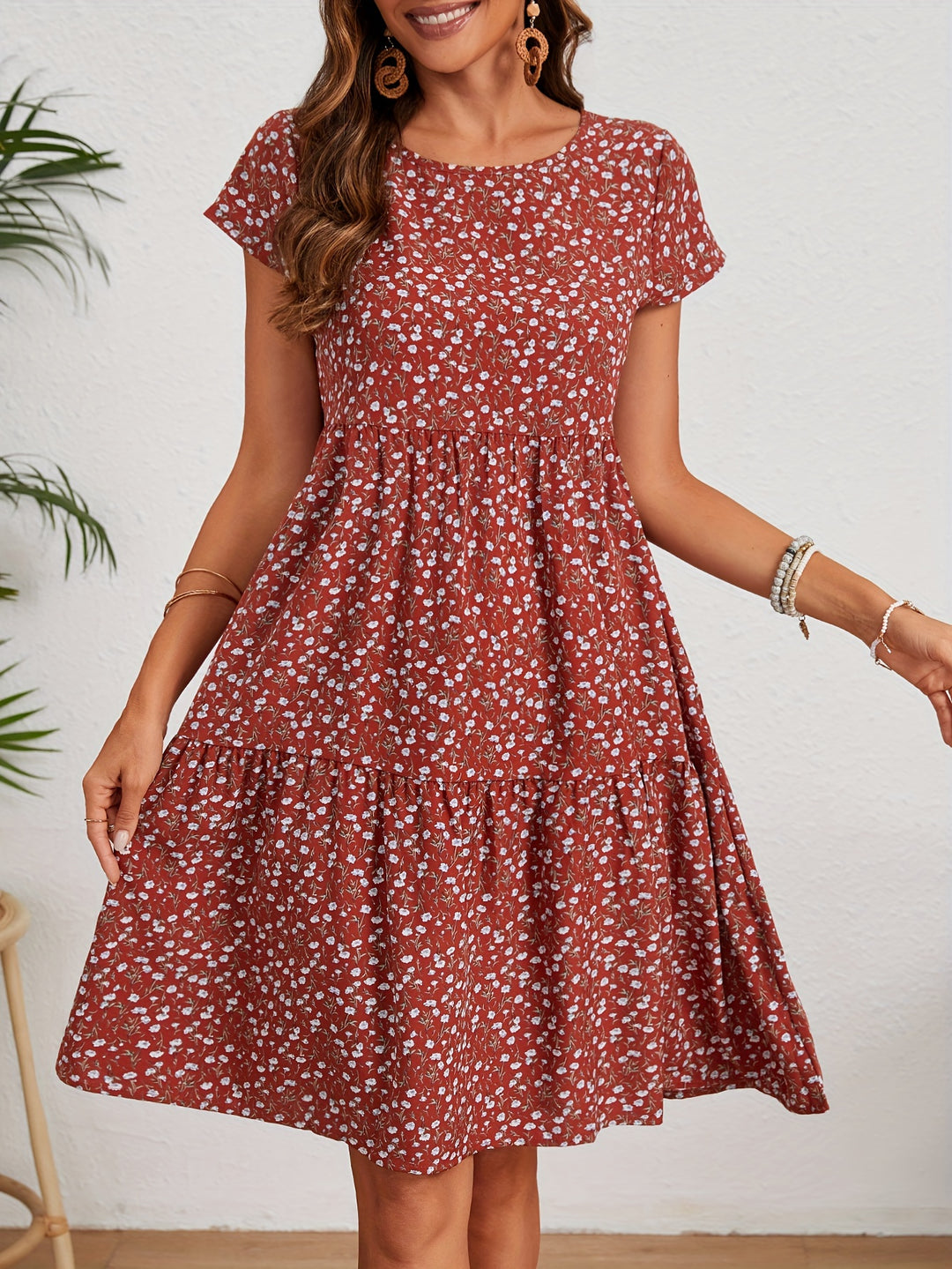 Amelie | Floral Midi Dress