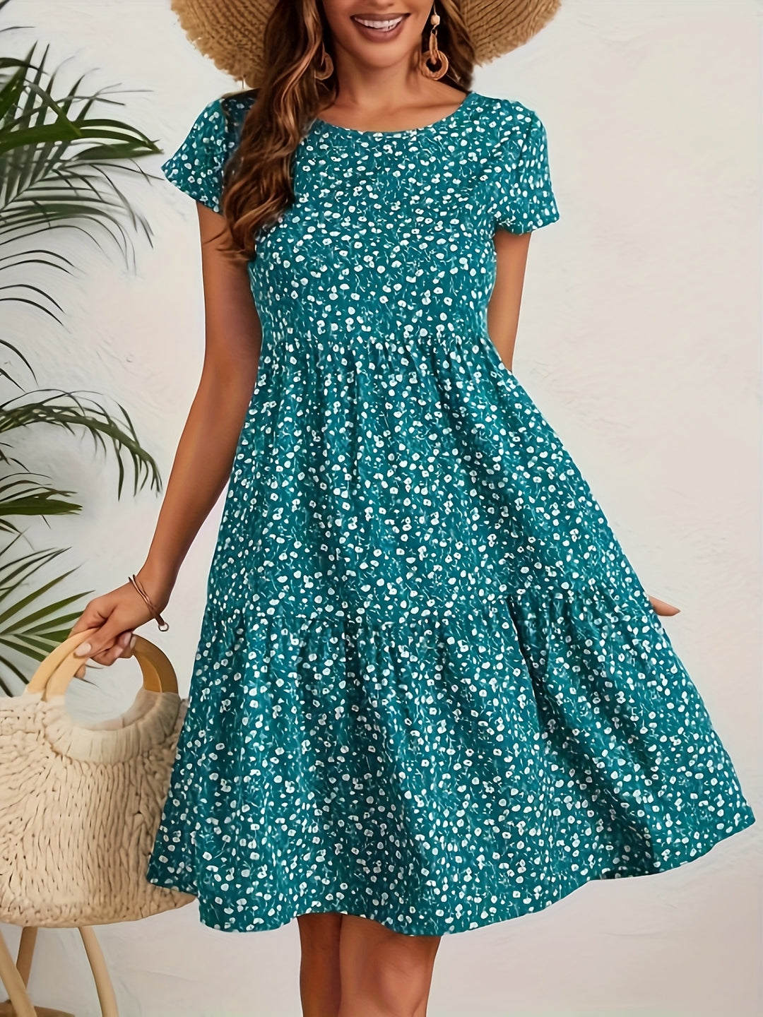 Amelie | Floral Midi Dress