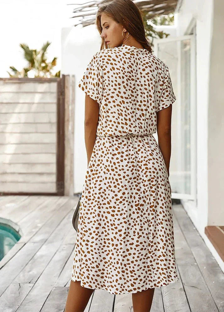 Maëva | Robe à Volants en V