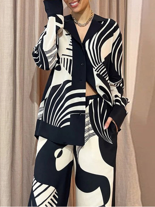 Elle | Printed Two-Piece Set