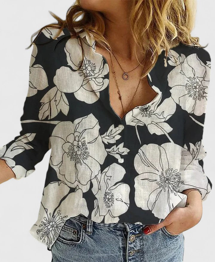 Elvara | Button Blouse