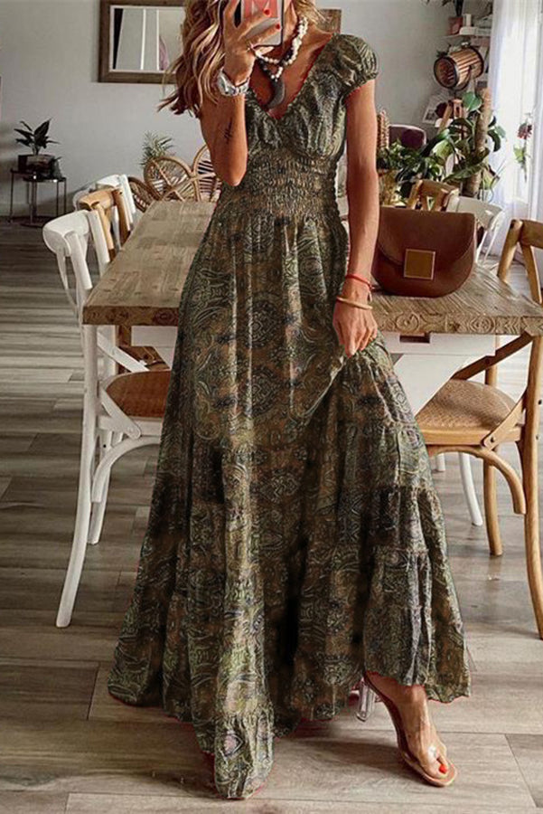 Ameline | Boho Maxi Dress