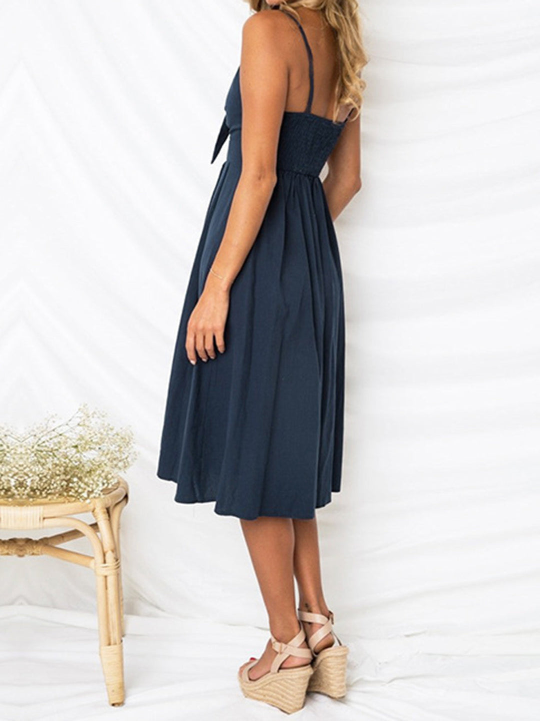 Mira | Sweetheart Cutout Midi Dress