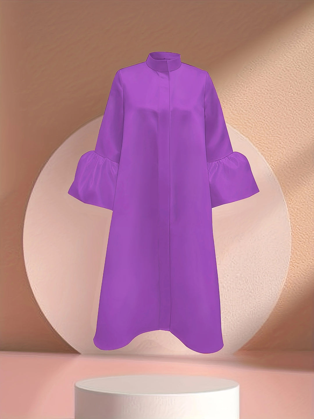 Liana | Mock Neck Midi Dress