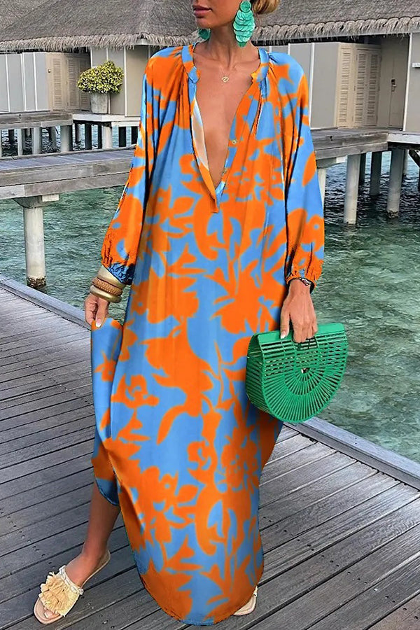 Zora | Printed Maxi Dress