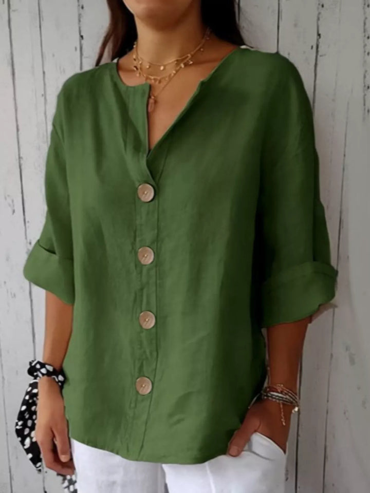 Eva | Relaxed Button-Down Shirt