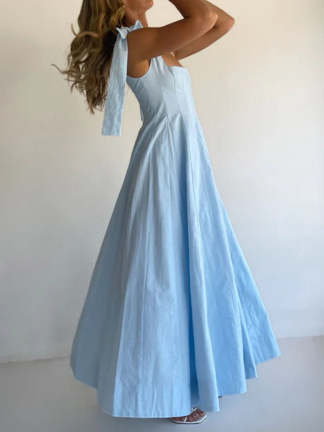 Charlotte | Gradient Tie Shoulder Maxi Dress