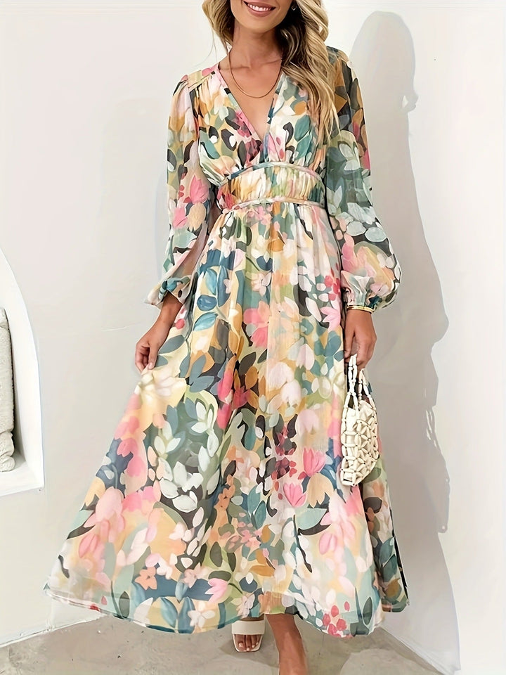 Mira | Floral Midi Dress