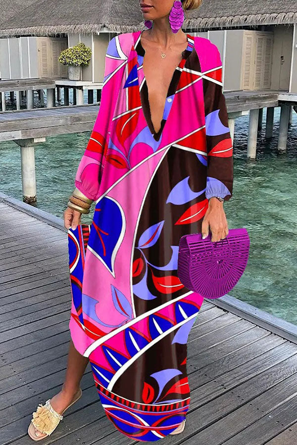 Zora | Printed Maxi Dress