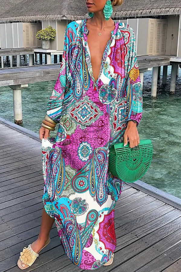 Zora | Printed Maxi Dress
