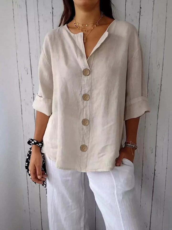 Eva | Relaxed Button-Down Shirt