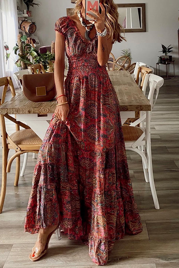Ameline | Boho Maxi Dress