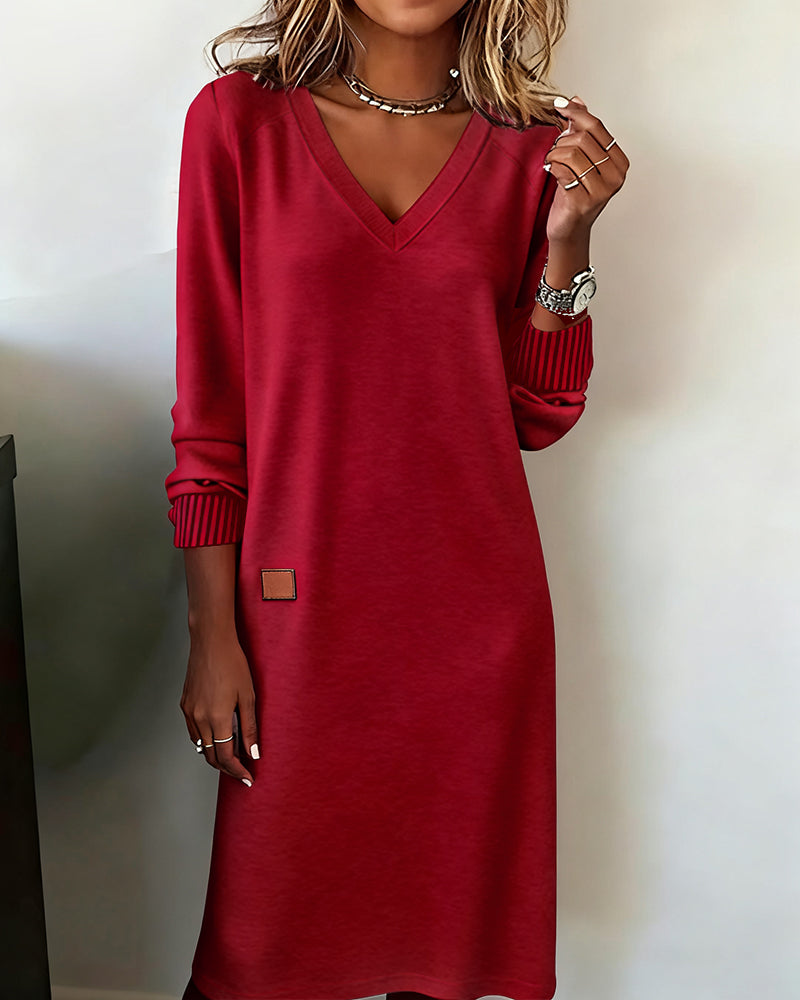 Sirella | V Neck Midi Dress