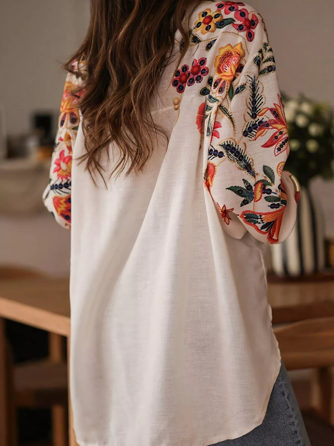 Lauren | Floral Button-Up Shirt