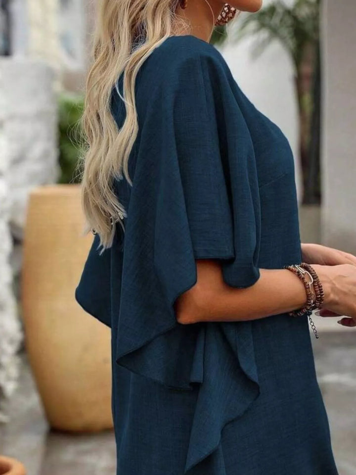 Kelsey | Flutter Sleeve Mini Dress