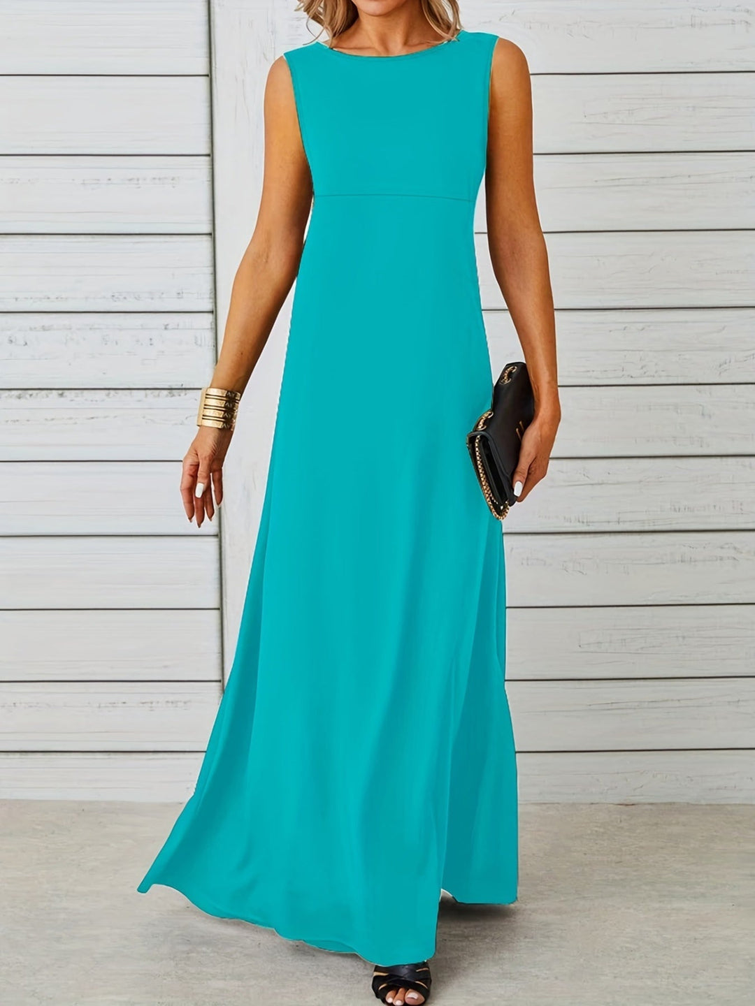 Aveline | Sleeveless Flow Maxi Dress