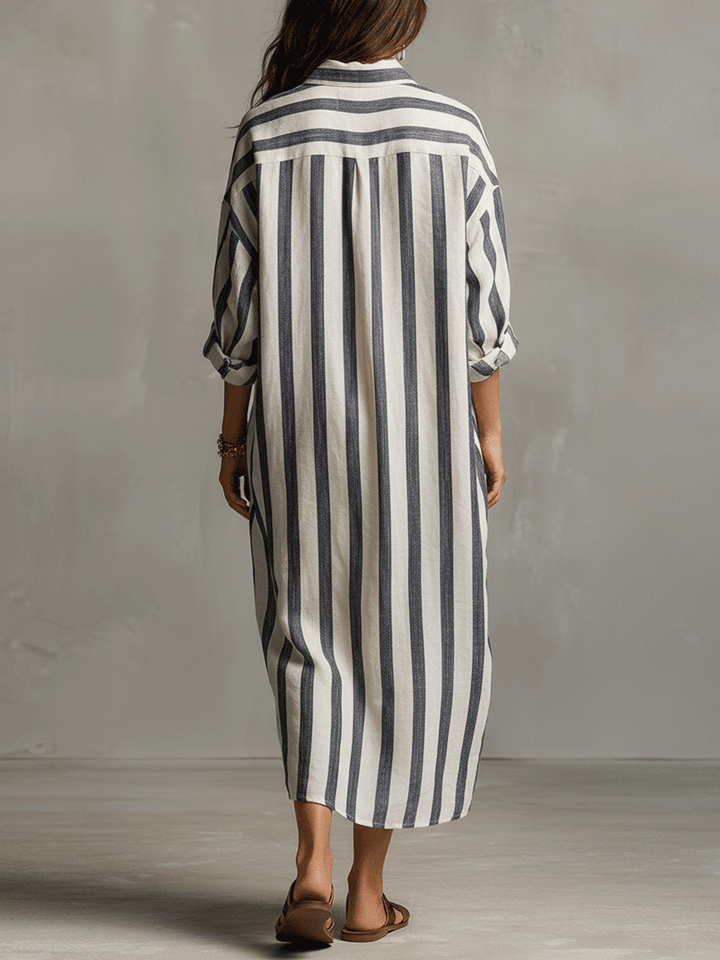 Virea | Striped Maxi Dress