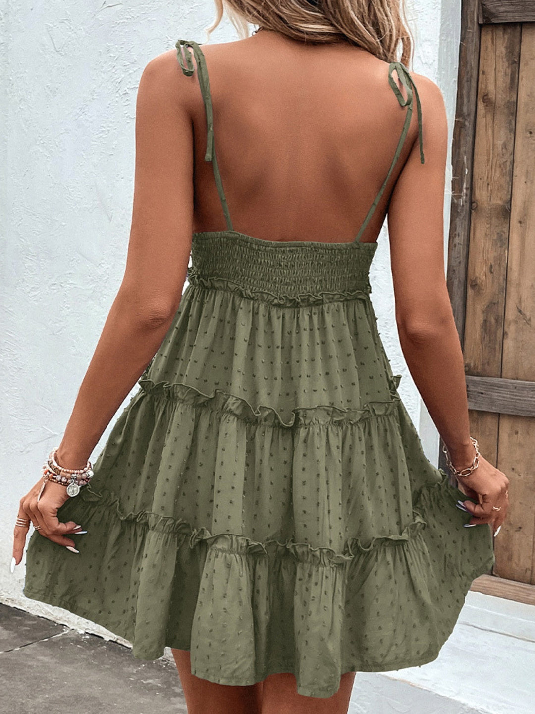 Rilla | Tiered Strap Mini Dress