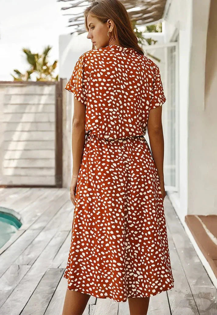 Maëva | Robe à Volants en V