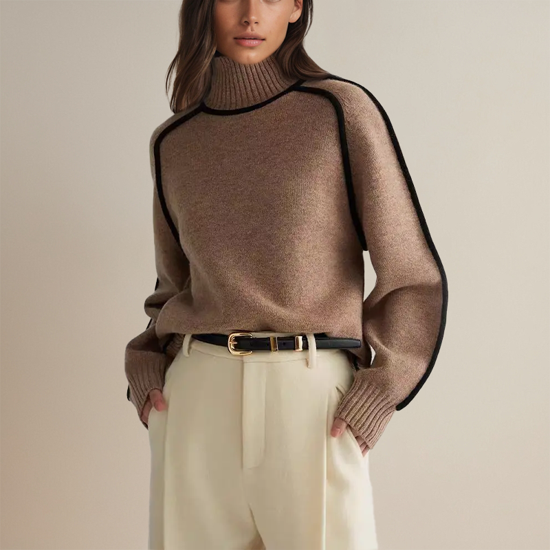 Gabrielle - Pull col roulé