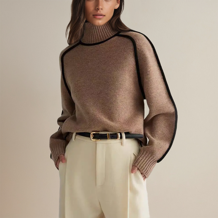 Gabrielle - Pull col roulé