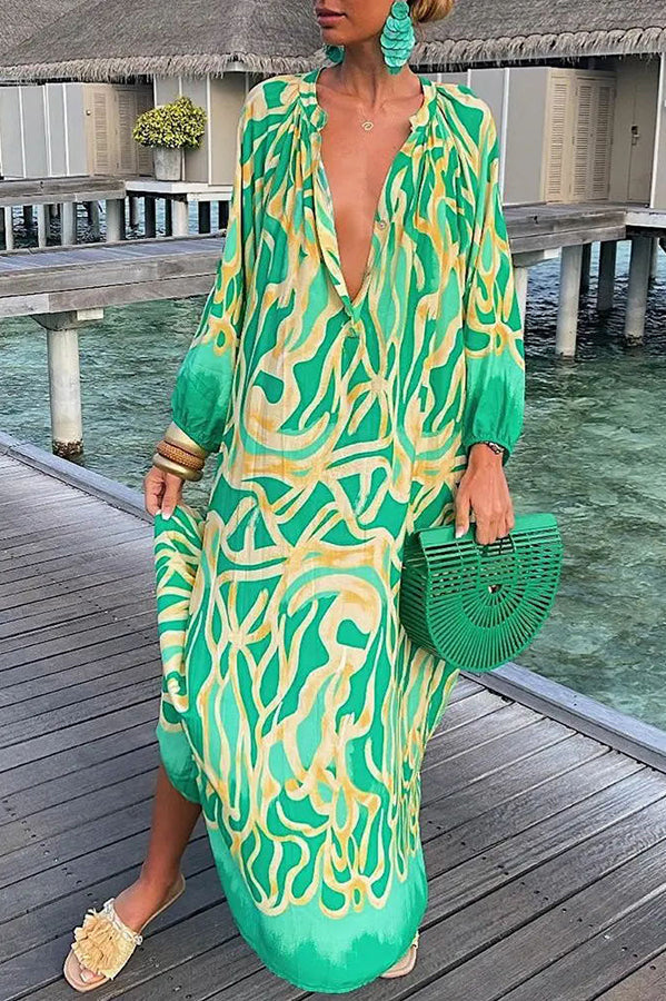 Zora | Printed Maxi Dress