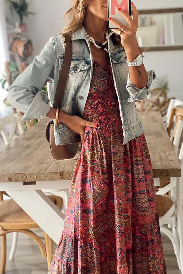 Ameline | Boho Maxi Dress