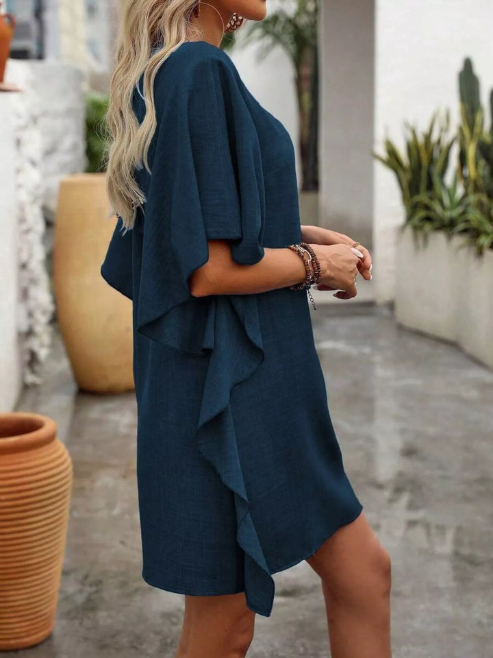 Kelsey | Flutter Sleeve Mini Dress