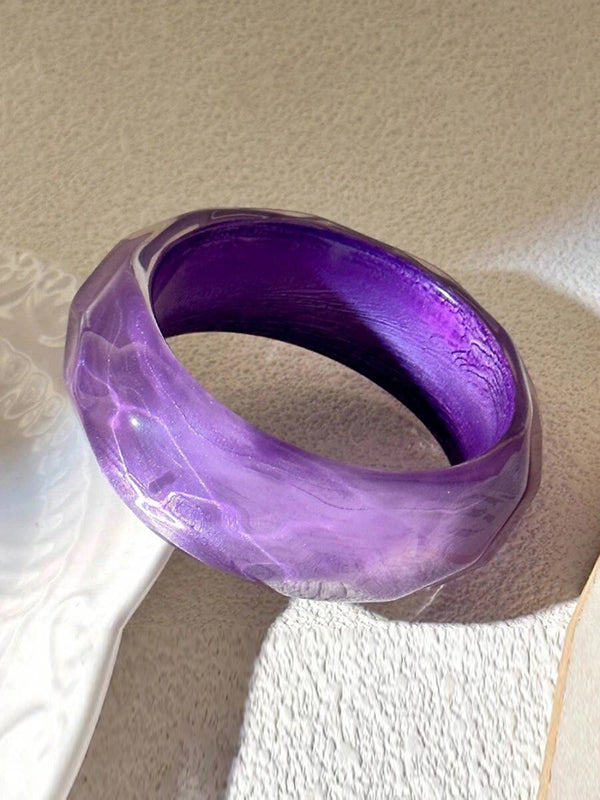 Geometric Resin Bracelet