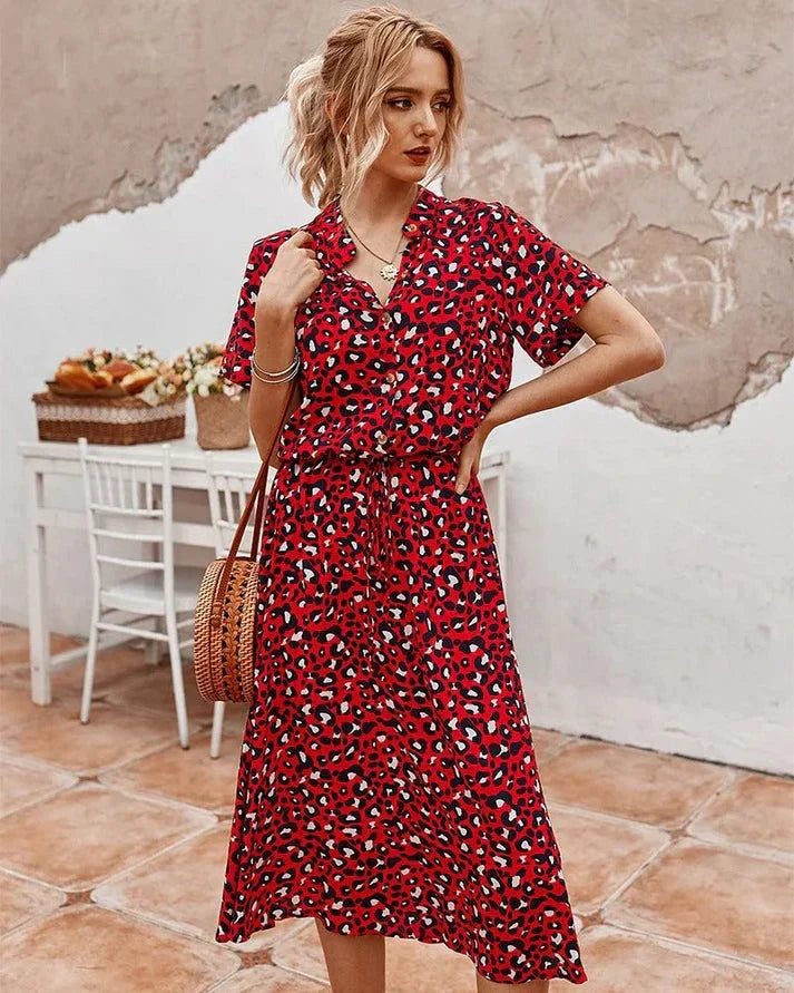 Maëva | Robe à Volants en V