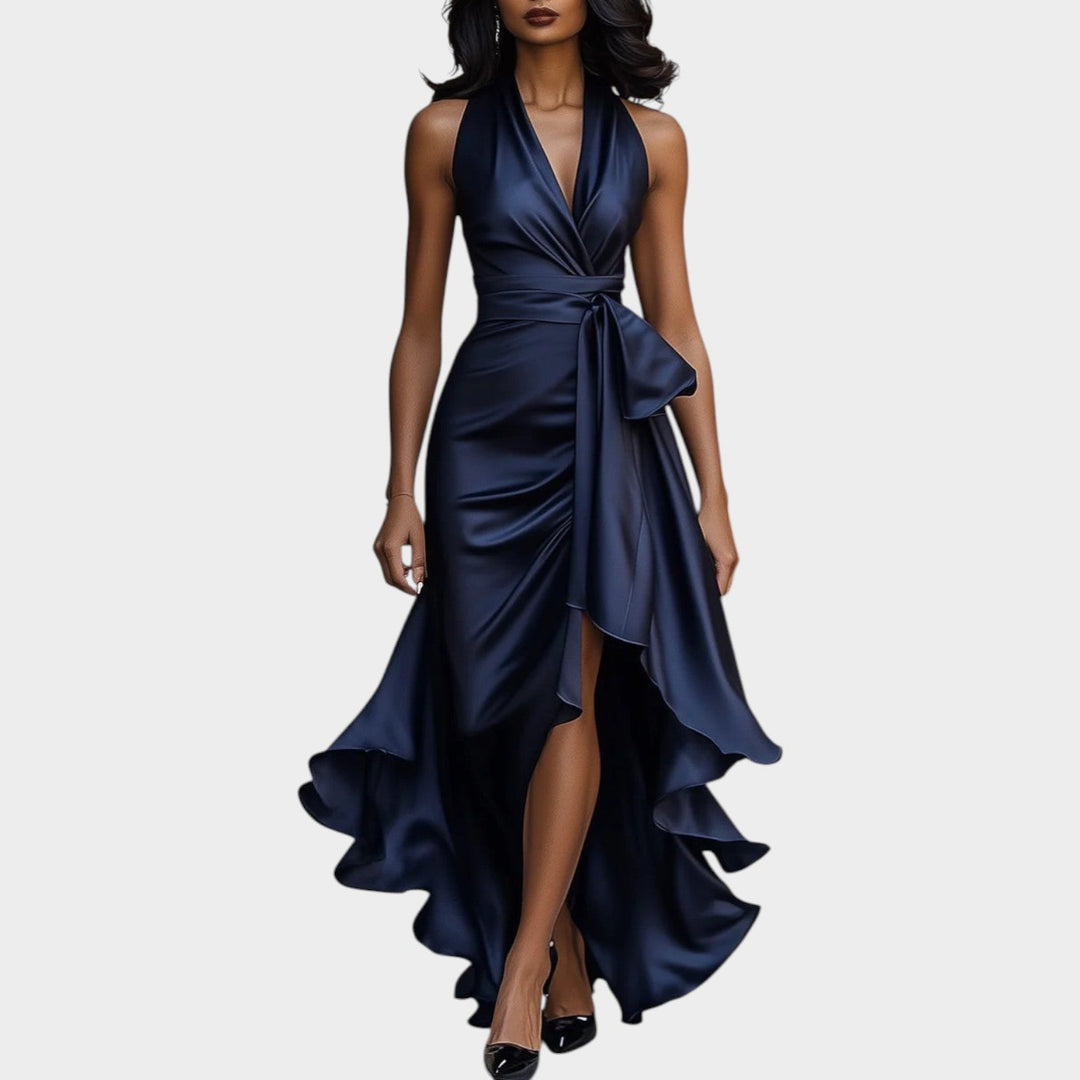 Avelora | Halter Wrap Gown