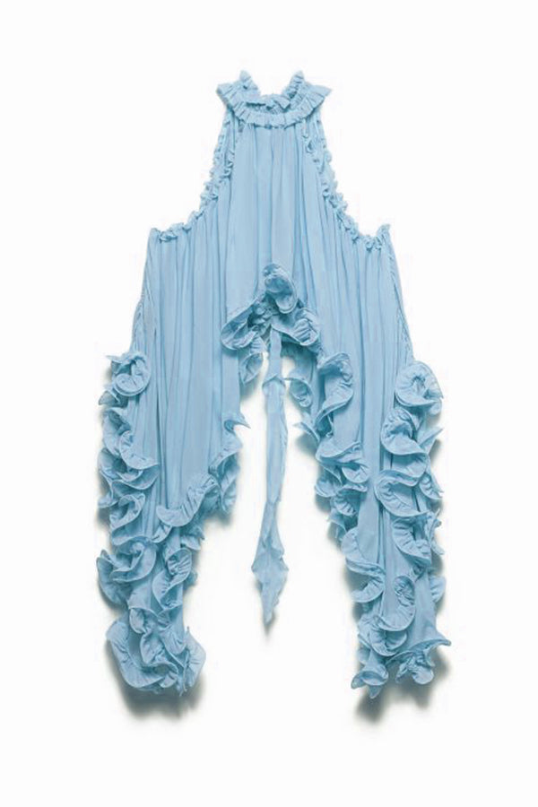 Althea | Chiffon Ruffle Top