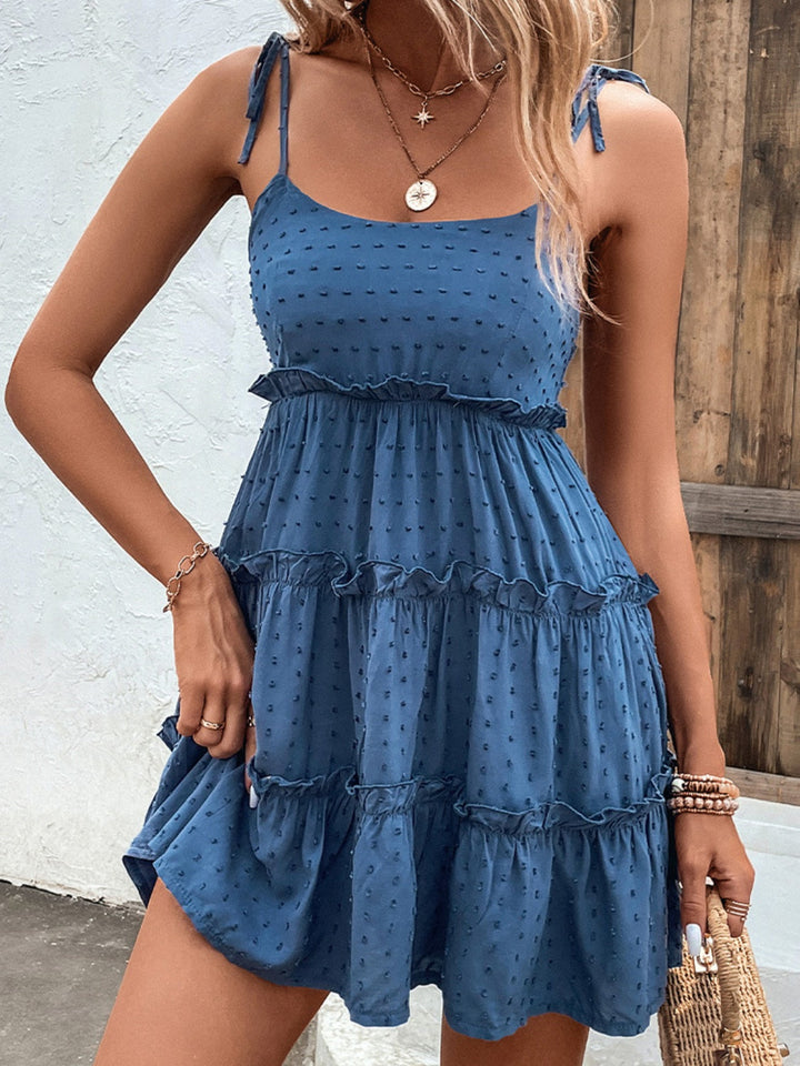 Rilla | Tiered Strap Mini Dress