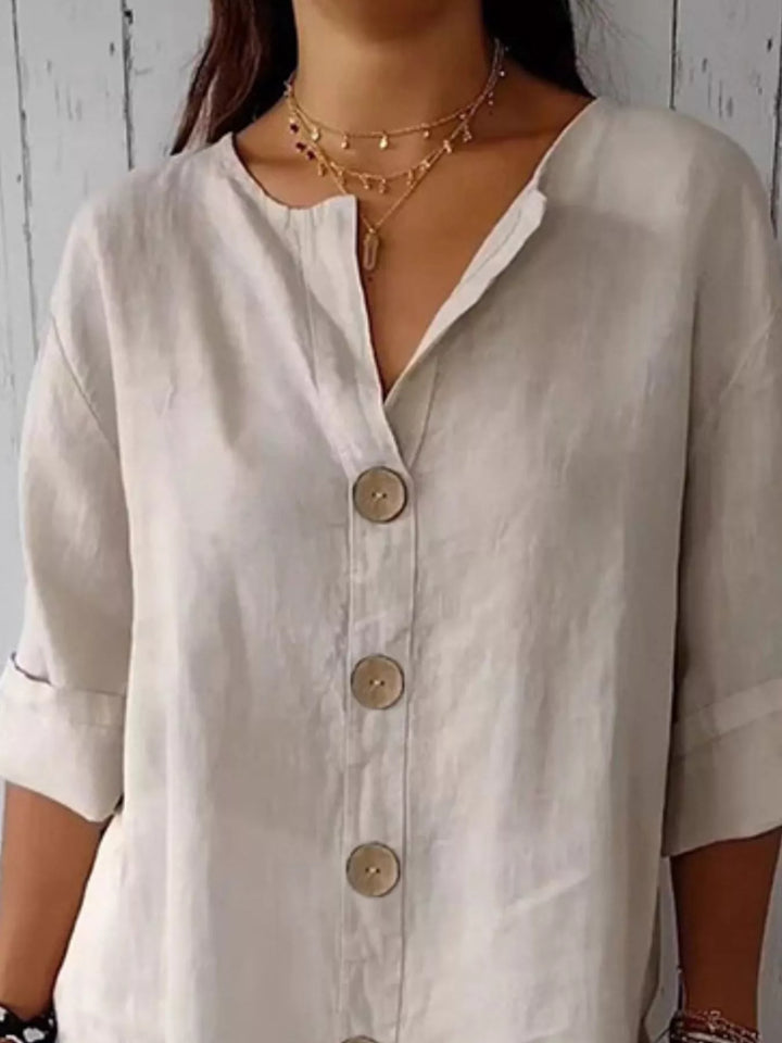 Eva | Relaxed Button-Down Shirt