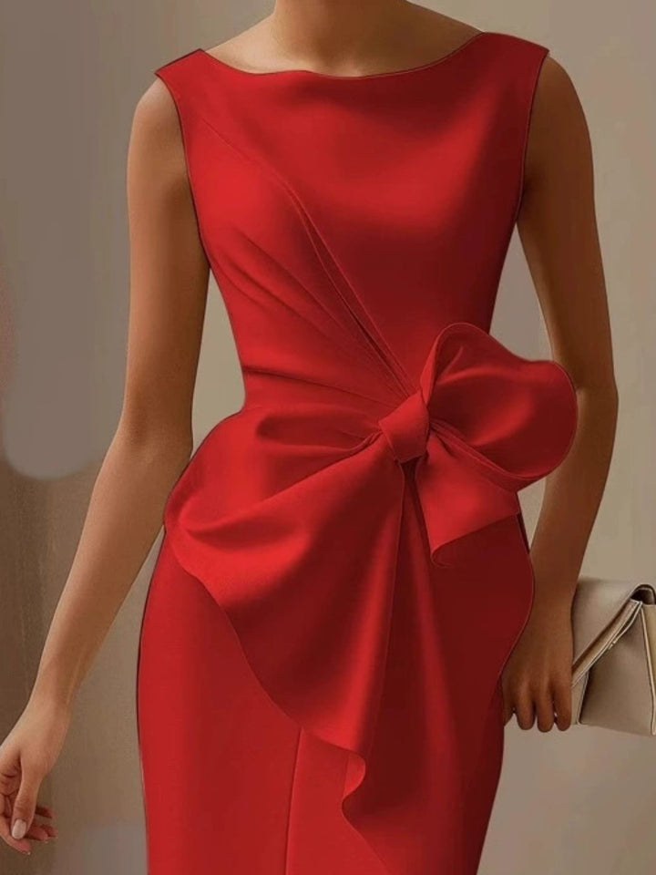 Elo | Bow Detail Midi Dress