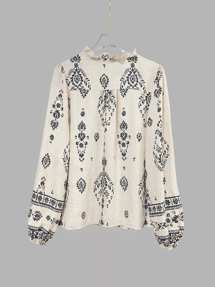 Althea | Vintage Print Blouse