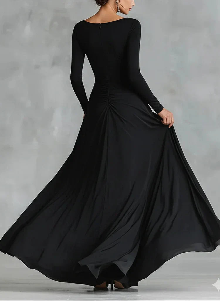Anastasia | Robe Maxi en Crêpe