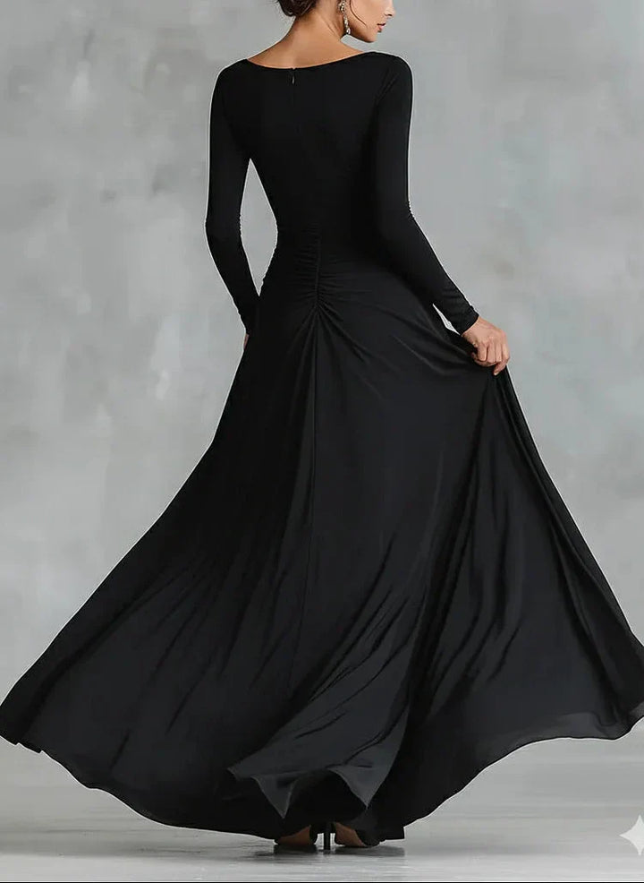 Anastasia | Robe Maxi en Crêpe