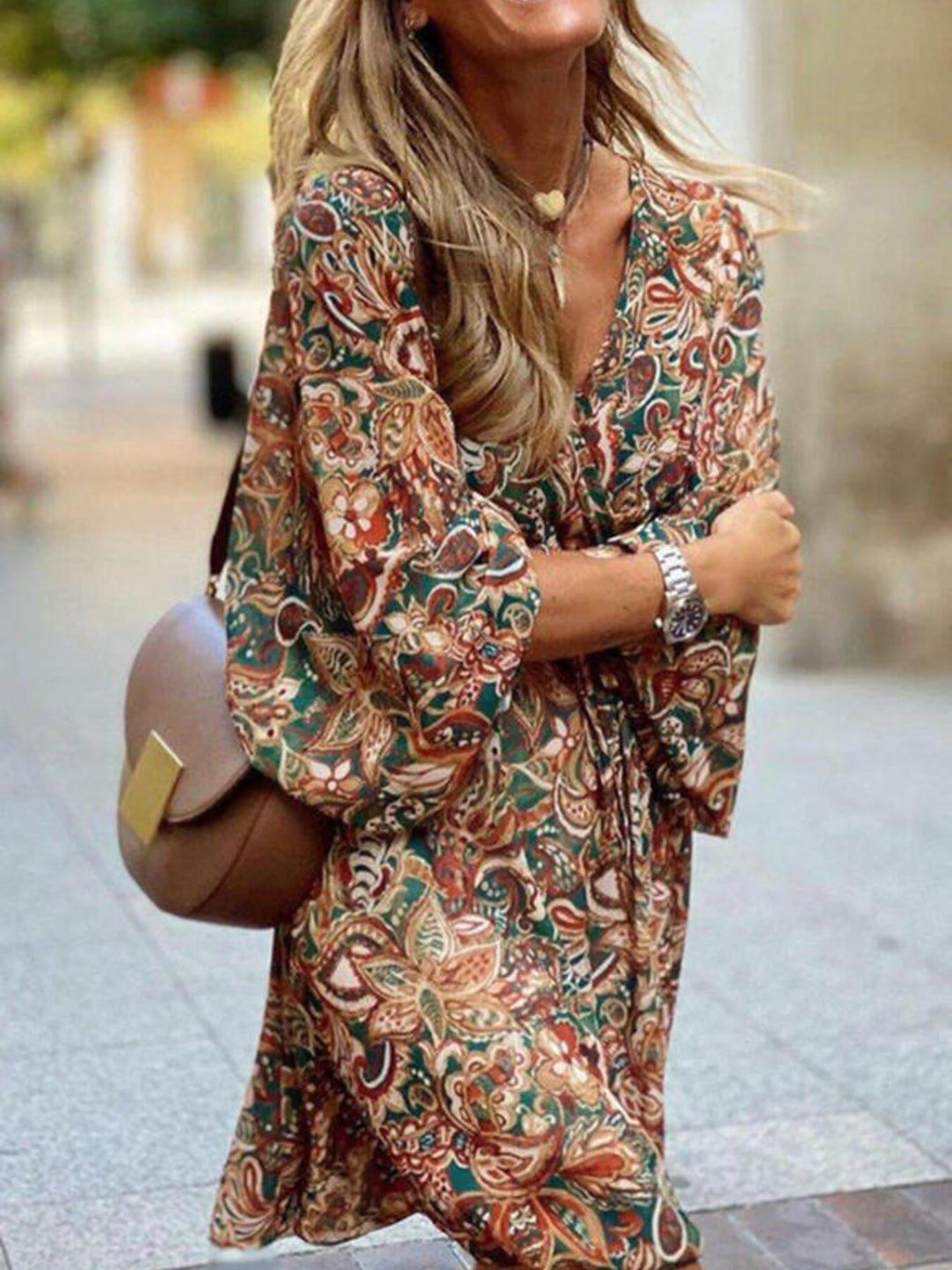 Romy | Paisley Mini Dress