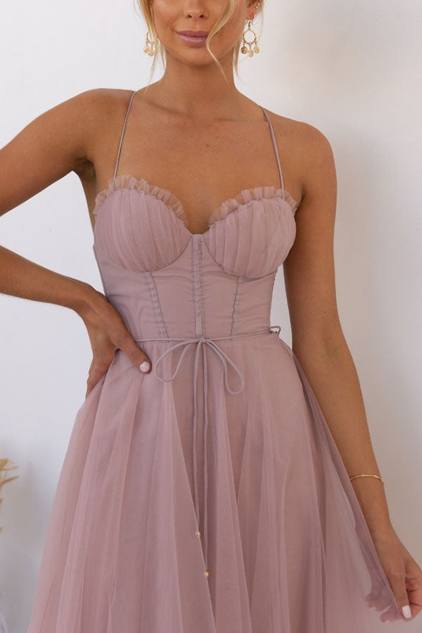 Alina | Tulle Midi Dress
